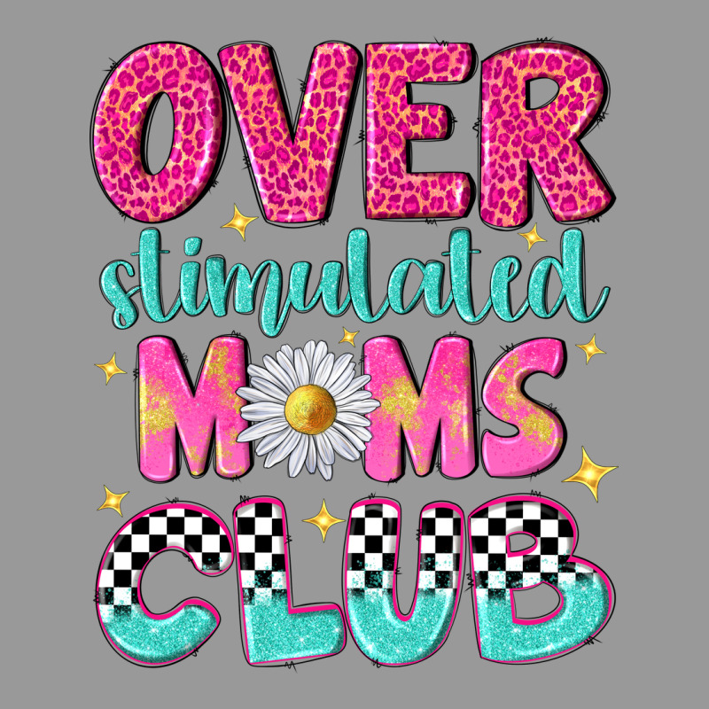 Over Stimulated Moms Club Vintage Hoodie by NancyCooperArtShop | Teevron