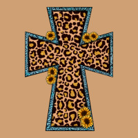 Leopard Sunflower Cross Vintage Tee | Teevron