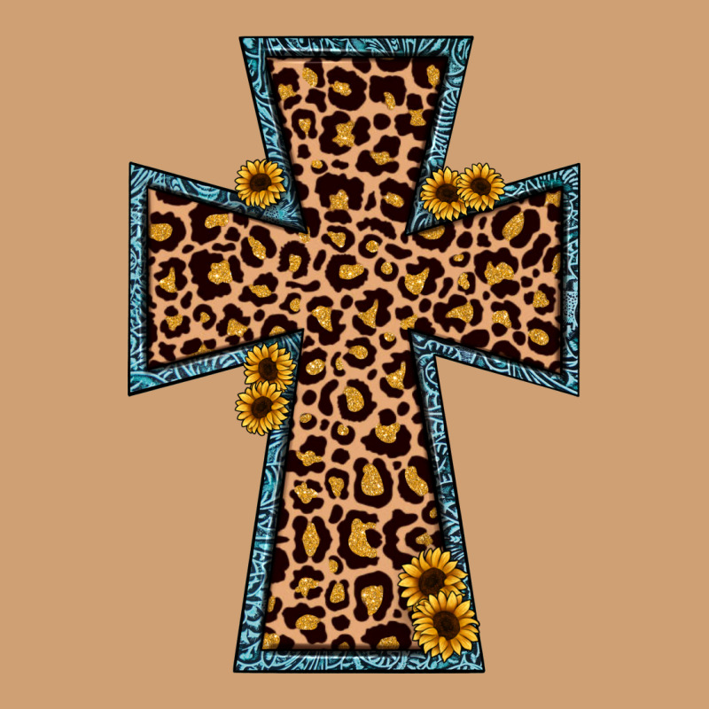 Leopard Sunflower Cross Vintage Tee by JahusDesignShop | Teevron