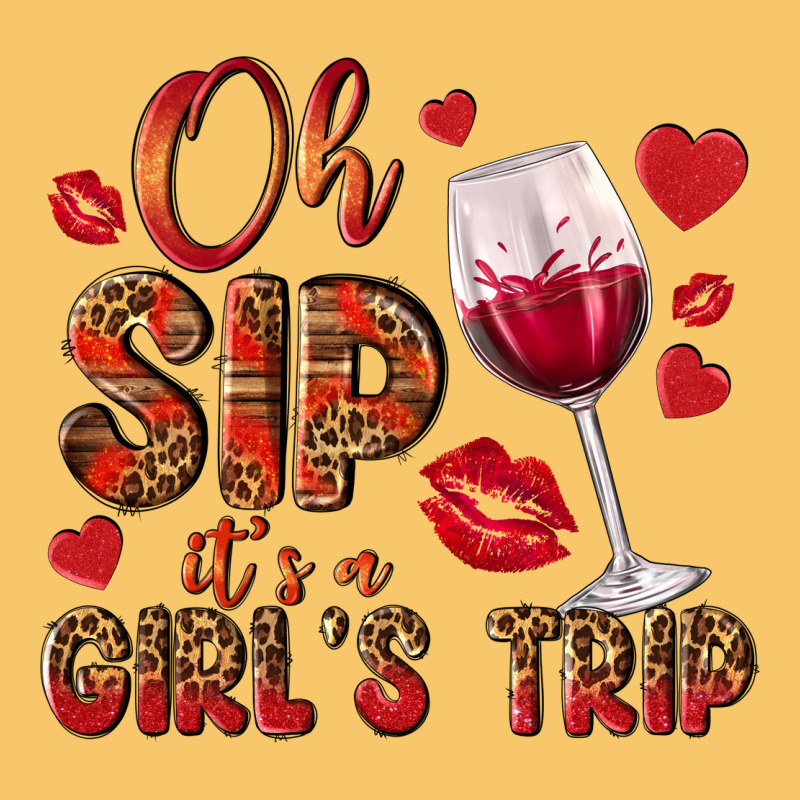 Oh Sip Its A Girls Trip Vintage Hoodie by NancyCooperArtShop | Teevron