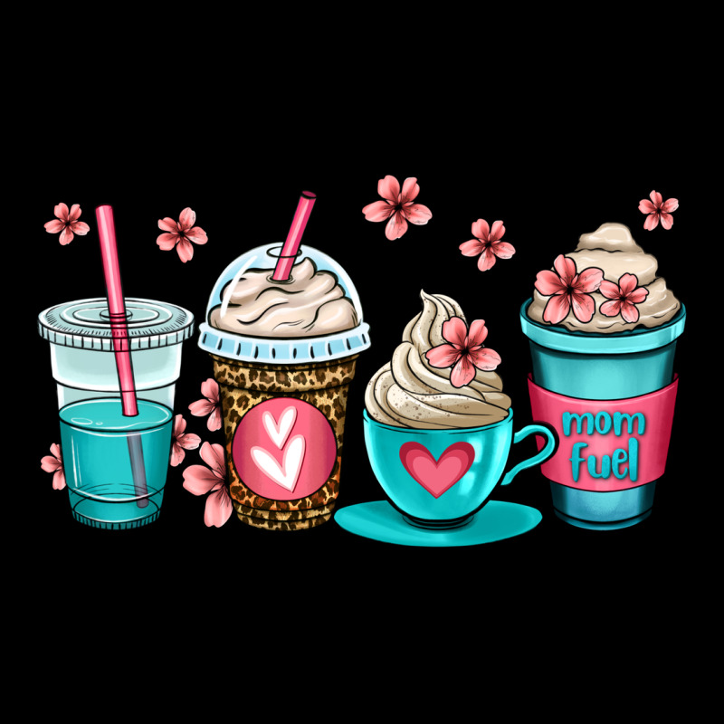 Mom Fuel Coffee Cups Premium Sweatshirt by OliviaCreatesArt | Teevron