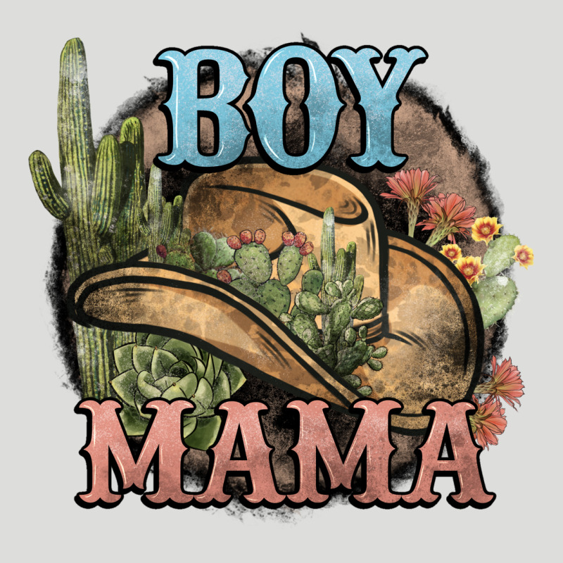 Boy Mama Western Cactus Cowboy Zipper Hoodie by HowdyJamesFarm | Teevron