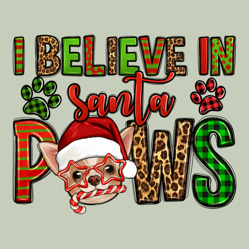 I Believe In Santa Paws Chihuahuha Ladies Tee by Jasminsmagicworld | Teevron