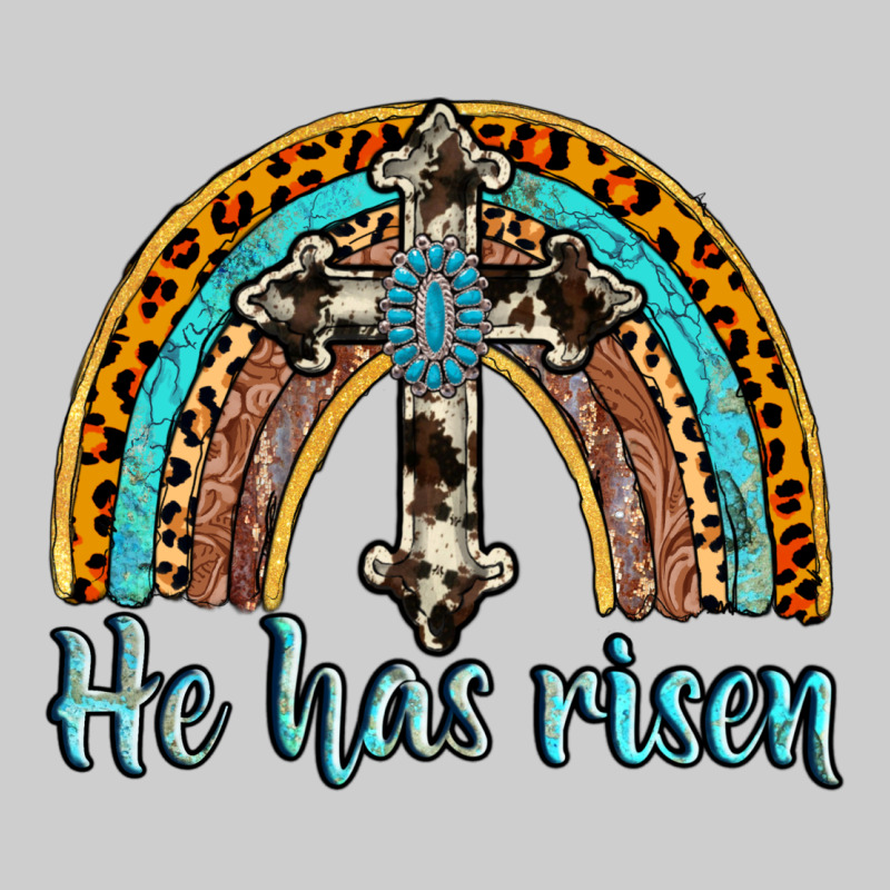 He Has Risen Rainbow Premium Tee by AdoDesignShop | Teevron
