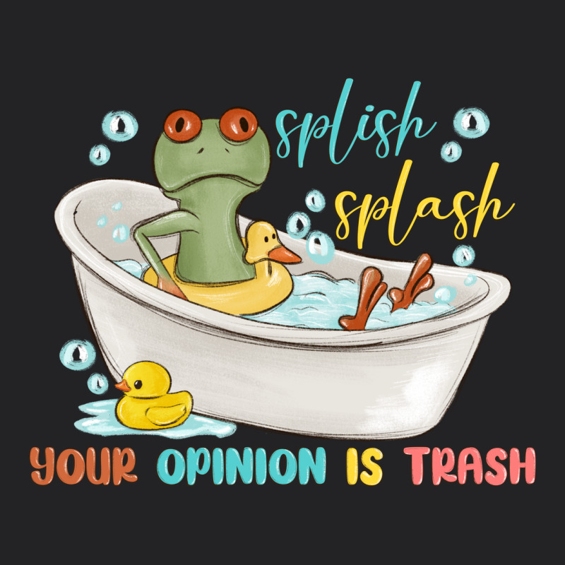 Splash Splash Your Opinion Is Trash Vintage Tee by MaliasSmallBusiness | Teevron