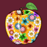 Colorful Flora Apple Teacher Classic Tee | Teevron