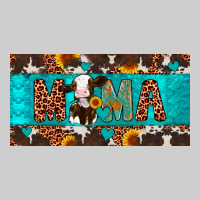 Mama Holstein Cow License Plate Premium Tee | Teevron