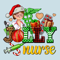 Jolly Nurse With Christmas Element Ladies Tee | Teevron