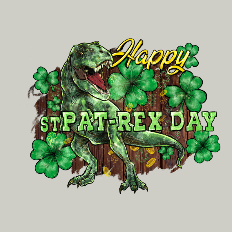 Happy St. Patrick's Day T-rex Heavyweight Hoodie by HowdyJamesFarm | Teevron