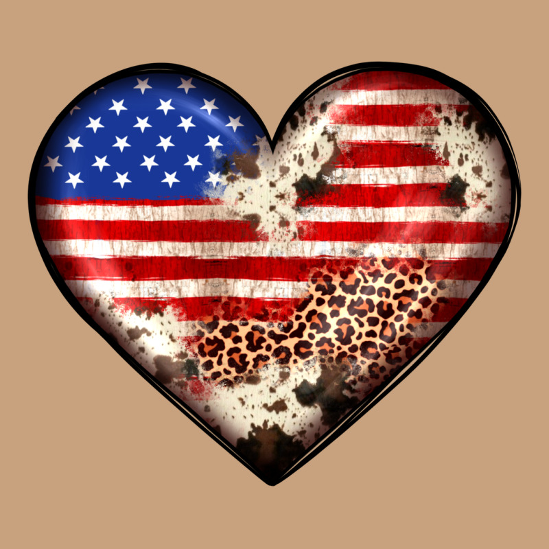 Western Usa Flag Heart Vintage Tee by JahusDesignShop | Teevron