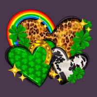 St. Patrick's Day Hearts With Leopard Heavyweight Hoodie | Teevron