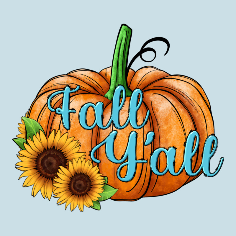 Fall Y'all Pumpkin Ladies Tee by JahusDesignShop | Teevron