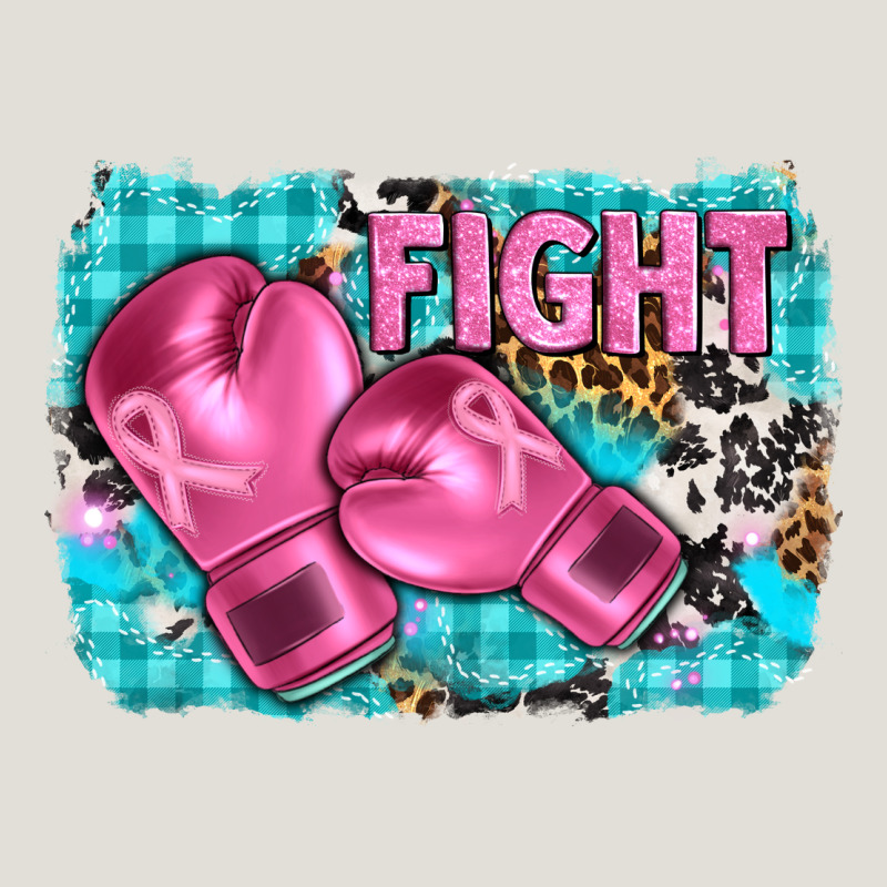 Fight With Boxing Gloves And Cancer Ribbon Heavy Core Tee by AdoDesignShop | Teevron