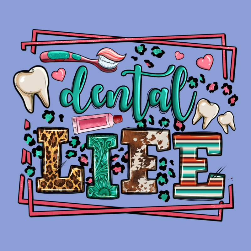 Dental Life Leopard Frame Long Sleeve Tee by LillyAllenDesigns | Teevron