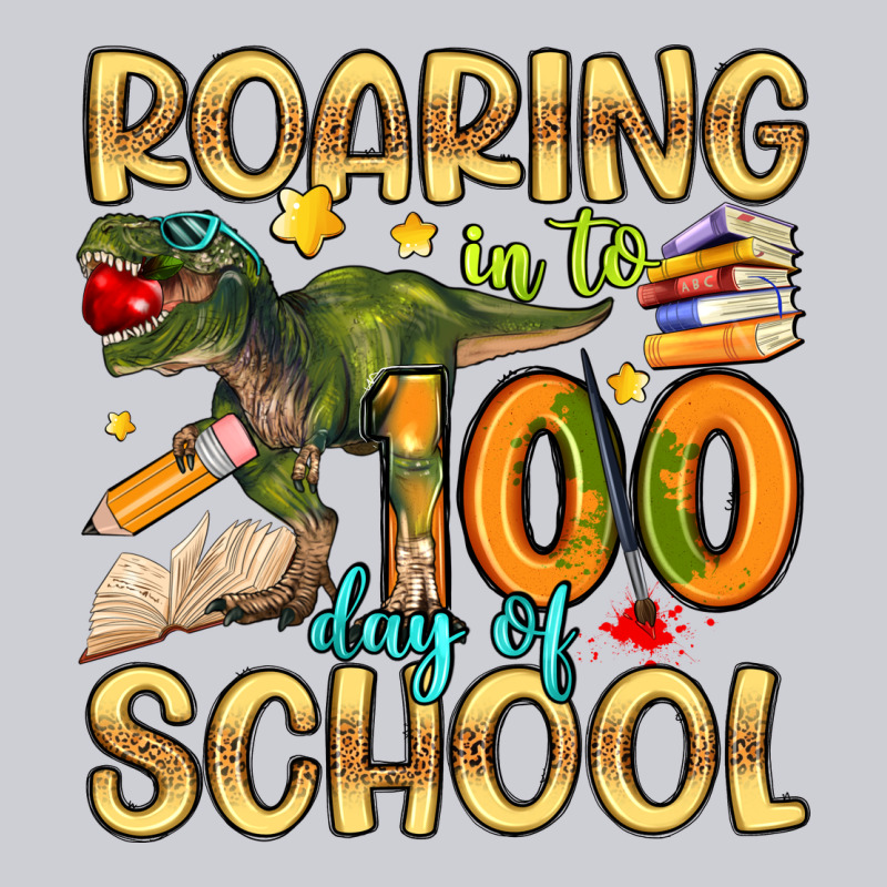 Roaring In To 100 Day Of School Heavyweight Sweatshirt by Artiststas | Teevron