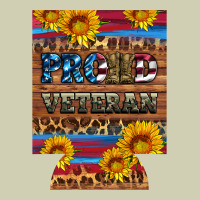 Proud Veteran  12 Oz Regular Can Cooler Heavy Core Tee | Teevron
