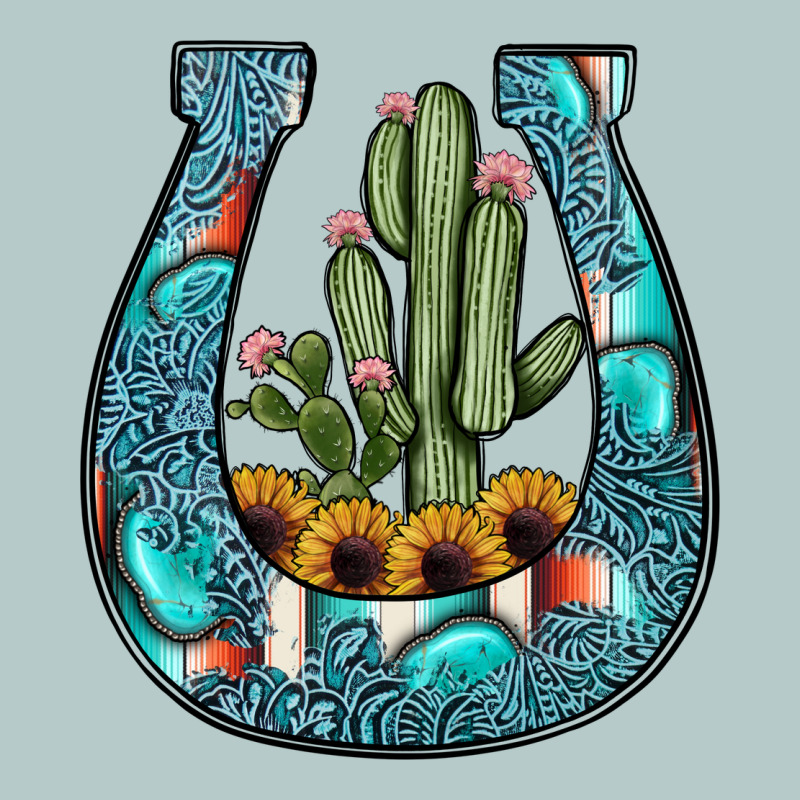 Cactus Horseshoe Heavy Core Tee by JahusDesignShop | Teevron