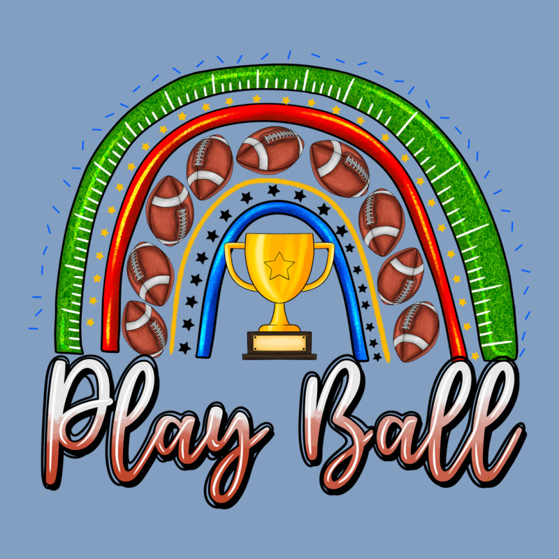 Play Ball Football Rainbow Urban Hoodie by CowhideDigitalArt | Teevron