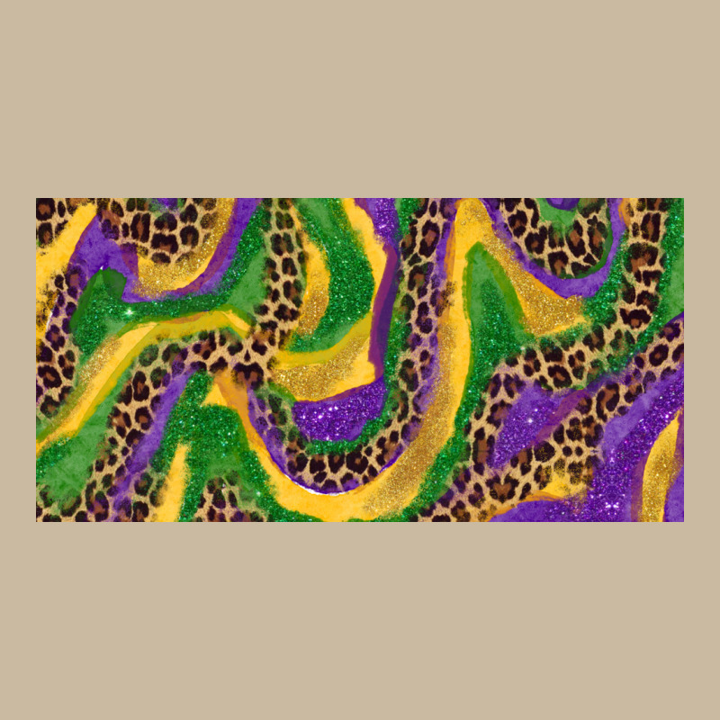 Mardi Gras Colors With Leopard Long Sleeve Tee by RanaPortraitStore | Teevron