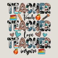 Teacher Teach Love Inspire Heavy Core Tee | Teevron