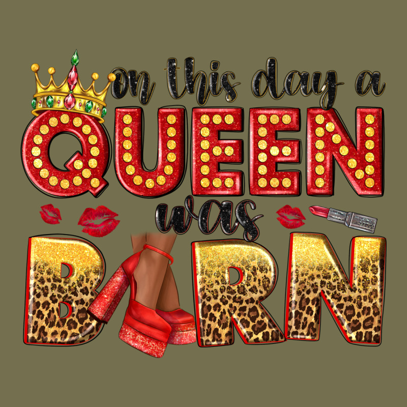 On This Day A Queen Was Born Vintage Hoodie by NancyCooperArtShop | Teevron
