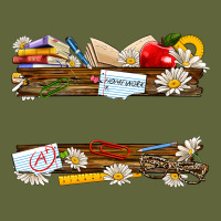 Floral Teacher Custom Name Classic Tee | Teevron