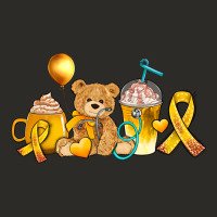 Childhood Cancer Ribbon And Coffee Cups Heavy Core Tee | Teevron