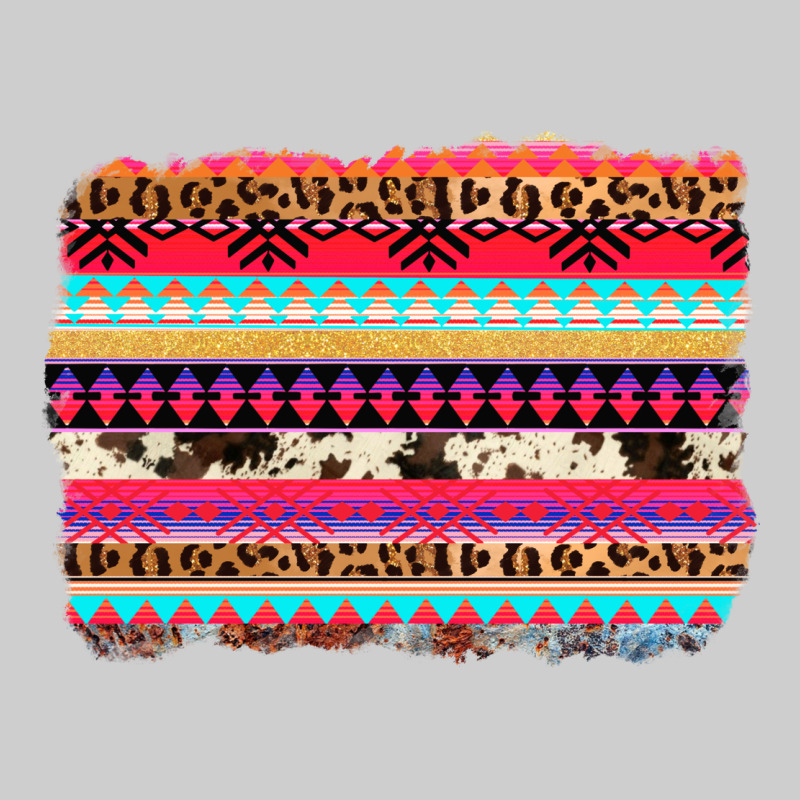 Aztec Western Leopard Cowhide Background Premium Tee by AdoDesignShop | Teevron