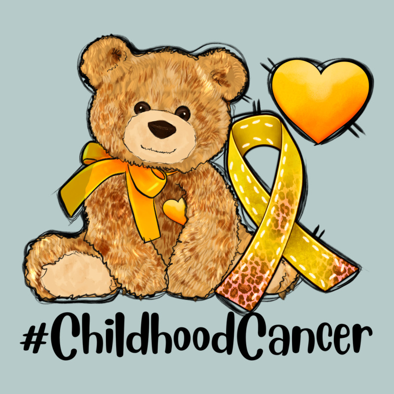 Childhood Cancer And Cancer Ribbon Heavy Core Tee by AdoDesignShop | Teevron