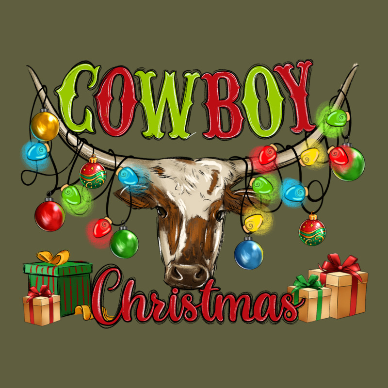 Cowboy Christmas Vintage Tee by MaliasSmallBusiness | Teevron