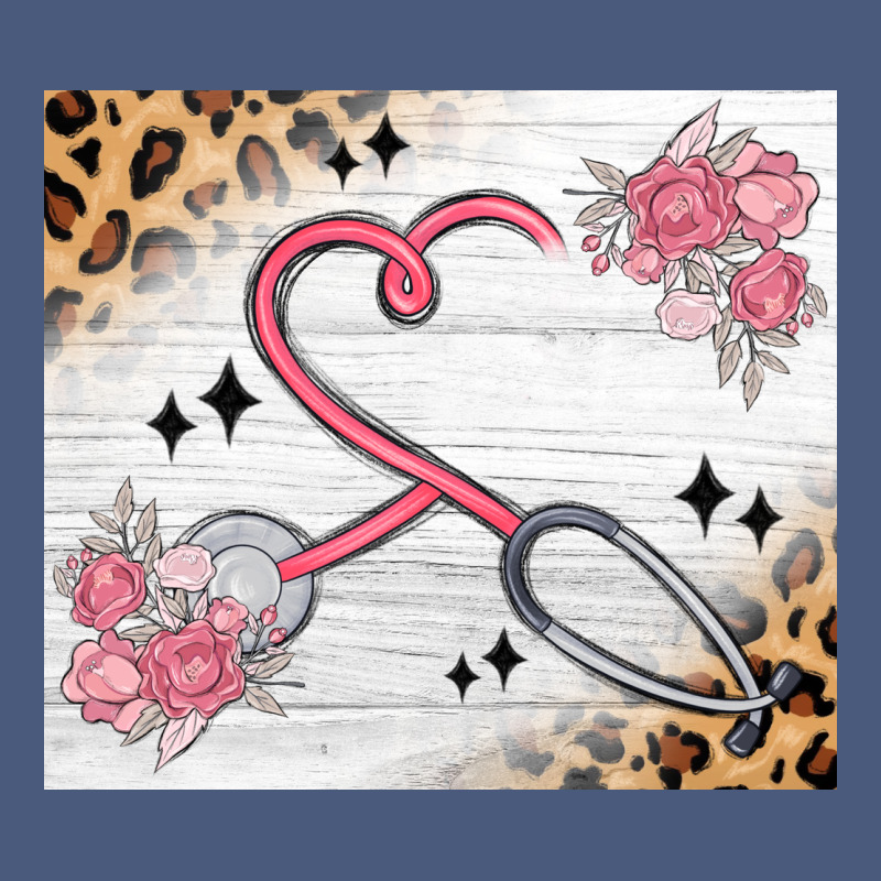 Customized Leopard Floral Nurse Vintage Hoodie by MaliasSmallBusiness | Teevron