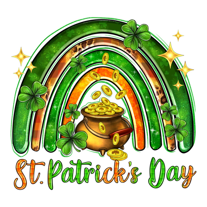 St. Patrick's Day Rainbow Heavyweight Hoodie by HowdyJamesFarm | Teevron