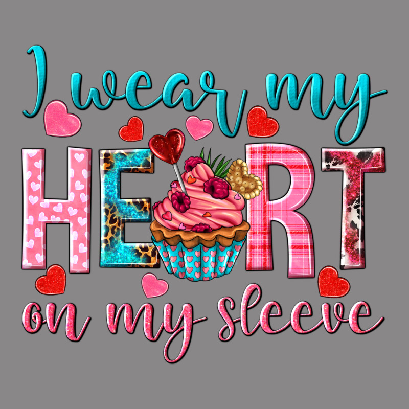 I Wear My Heart On My Sleeve Vintage Tee by NancyCooperArtShop | Teevron