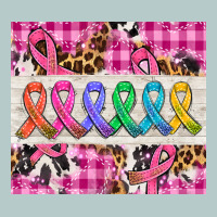 Western Colorfull Cancer Ribbon Heavy Core Tee | Teevron