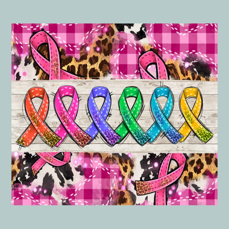 Western Colorfull Cancer Ribbon Heavy Core Tee by AdoDesignShop | Teevron