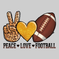 Peace Love Football Premium Tee | Teevron
