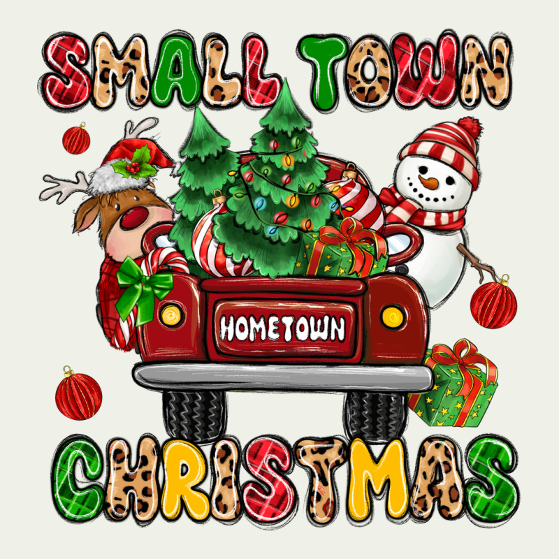 Christmas Santa And Reindeer Truck Urban Heavy Tee by MaliasSmallBusiness | Teevron