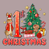 Red Christmas Bunny 1st Christmas Vintage Hoodie | Teevron