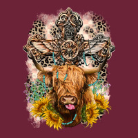 Western Heifer Cow With Crosses Long Sleeve Tee | Teevron