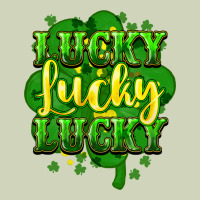 Lucky Lucky Lucky Clover St. Patrick's Heavyweight Hoodie | Teevron