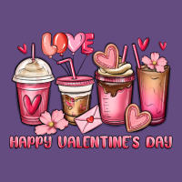 Happy Valentine's Day Coffee Cups Vintage Hoodie | Teevron