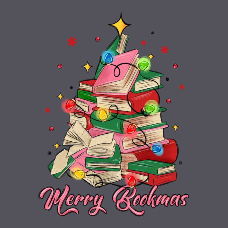 Merry Bookmas Christmas Book Tree Vintage Hoodie by MaliasSmallBusiness | Teevron