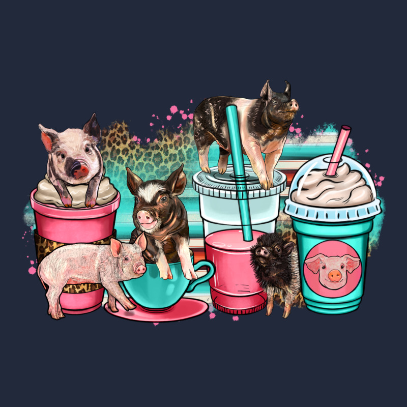 Pig Coffee Cups Premium Sweatshirt by OliviaCreatesArt | Teevron