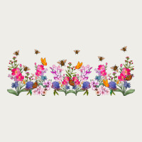 Wild Flowers Zipper Hoodie | Teevron