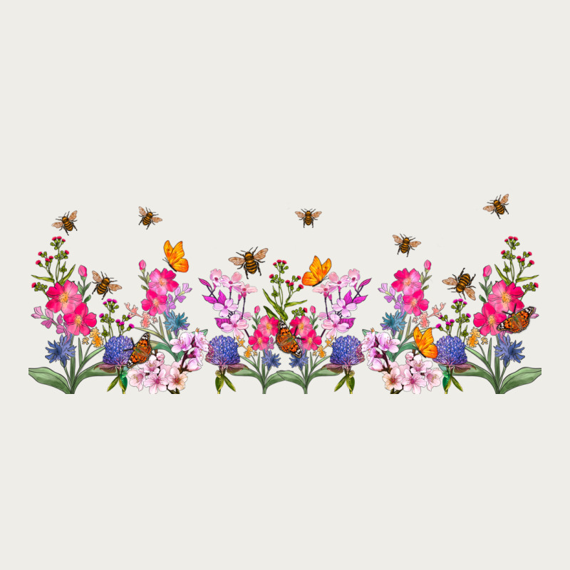 Wild Flowers Zipper Hoodie by TumblerDesignByShophia | Teevron