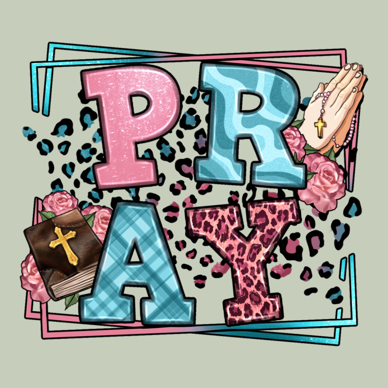 Pray Leopard Frame Long Sleeve Tee by LillyAllenDesigns | Teevron