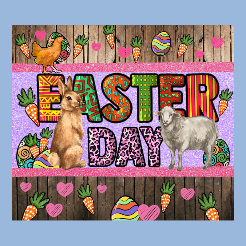 Easter Day Farm Animals Tumbler Premium Hoodie by HowdyJamesFarm | Teevron