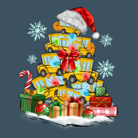 Christmas Tree With School Bus Urban Heavy Tee | Teevron