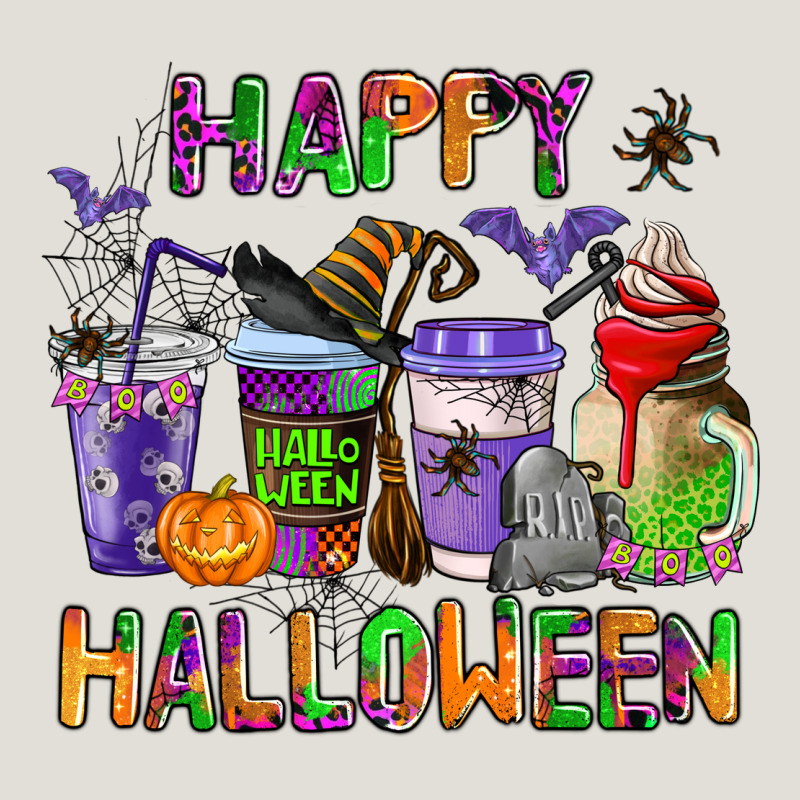 Happy Halloween Coffee Cups Heavy Core Tee by AdoDesignShop | Teevron