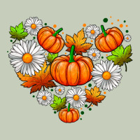 Pumpkin And Daisies Ladies Tee | Teevron